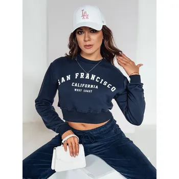 Dámská mikina Dámská mikina s potiskem SAN FRANCISCO Dstreet BY1344 Barva: Modrá, Velikost: M