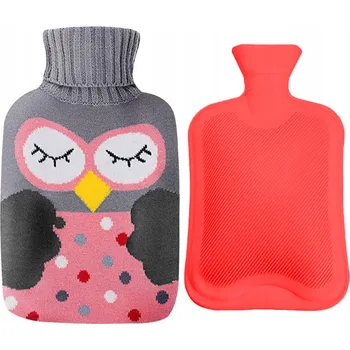 Obraz VÁNOČNÍ ZIMNÍ OBAL NA TERMOFOR GUMOVÝ NA VODU SOVA 2L DA46A