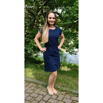 Dámské šaty Kulišárny Šaty/tunika dámská NAVY VELIKOST: 46
