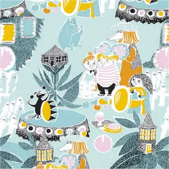 Papírový ubrousek Havi Ubrousky Moomin Satumuumi 33x33cm, 20ks / tyrkysové