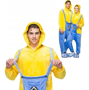 Dámské pyžamo Pyžamo Onesie Kigurumi Kostým Minion Mimoni S: 145-155 cm