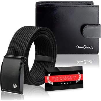 Peněženka Peněženka Pierre Cardin , přírodní kůže, černá - muž