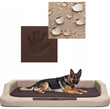 Pelíšek pro psa Hobbydog ortopedické pelíšek pro psa, béžové, 120 cm x 80 cm