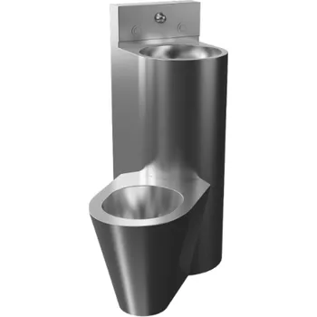 Klozet Antivandalový nerezový set WC Sanela SLWN 18L s umyvadlem do rohu