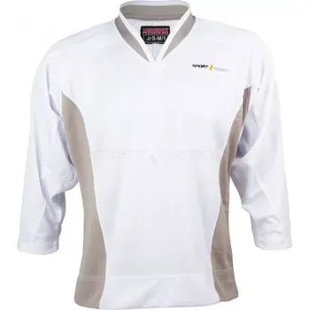 Chlapecké tričko Sportrebel Jr MOHAWK hokejový dres - bílý L-XL