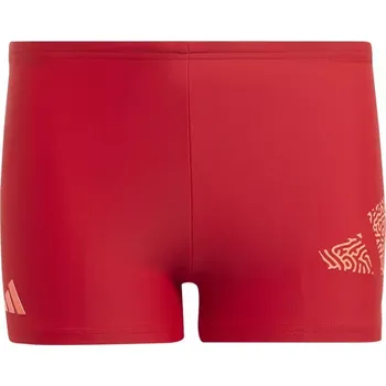 Dívčí plavky Chlapecké boxerky 3 Bar Log Boxer Jr IC4739 - Adidas 176 cm