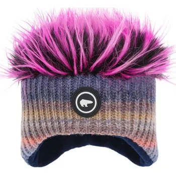 Čepice Dětská zimní čepice Eisbar Keke Cocker MÜ z merino vlny, vícebarevná (E71092/454) jedna velikost