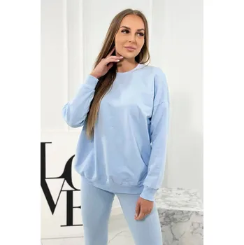 Dámská mikina Bavlněná mikina + legíny 9454 modrá - Kesi UNI