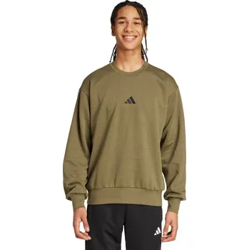 Pánská mikina Pánská mikina adidas Essentials Feelcozy Fleece olivová KD5149 pánská M