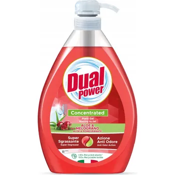 Prostředek na mytí nádobí Dual Power Aloe & Granátové jablko 1 l