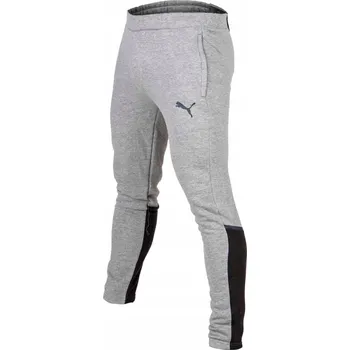 3156 PÁNSKÉ BAVLNĚNÉ SPORTOVNÍ TEPLÁKY PUMA NA ZIP S KAPSY, VELIKOST XS