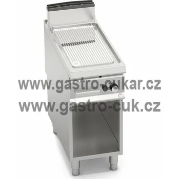 Kuchyňský gril Grilovací rýhovaná plotna Bertos SG9FR4M/CPD