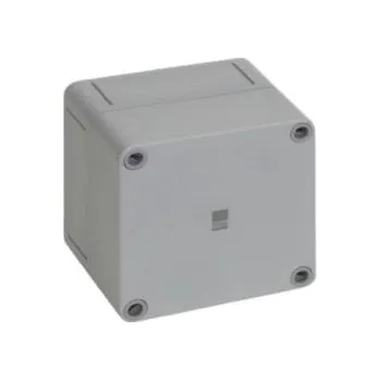 Elektroinstalační krabice Nástěnná krabice, řada: PK IP66 Polykarbonát RAL7035 94 x 94 x 81mm RAL 7035