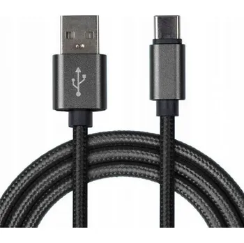 Datový kabel Kabel Pronett USB - USB typ C 1 m černý