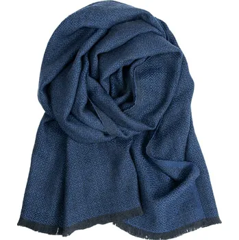 Šála Lapuan Kankurit Merino šál Koli, černo-modrý