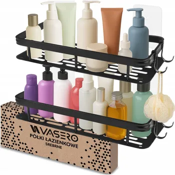 Koupelnový nábytek Závěsná polička do sprchy samolepicí nástěnná loft do koupelny sprchy