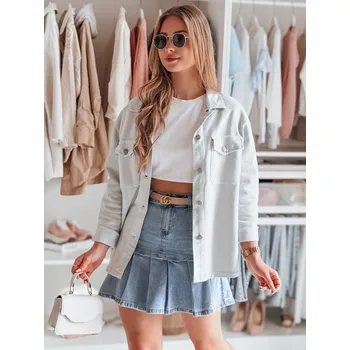 Dámská sukně Dámská džínsová sukněi MIRABELL Dstreet CY0506 Barva: Modrá - světle, Velikost: M