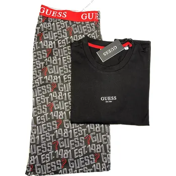 Pánské pyžamo Pánské pyžamo U1BX01JR018 - P59S - Tmavě modrá - Guess tmavě modrá M