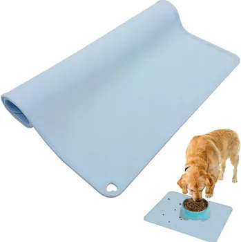 Miska pro psa Silikonová podložka pod misku Mawe modrá 0 l