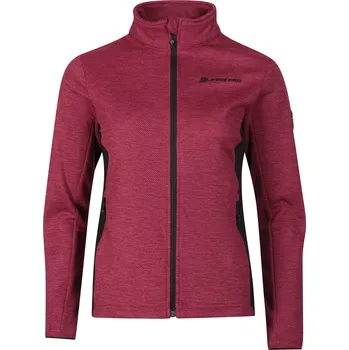 Dámská mikina Dámská outdoorová mikina Alpine Pro ZEGA - tmavě červená / M