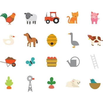 Petit Collage Bludiště a puzzle Farma