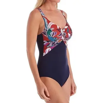 Dámské plavky Jednodílné dámské plavky 7235 M0 modro-červené - Anita 38C