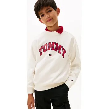 Chlapecká mikina Dětská mikina Tommy Hilfiger KB0KB09899.128.176.9BYA béžová 01X, vel. 152