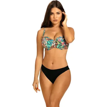 Dámské plavky Dámské dvoudílné plavky Hawaii 9 S730HA9-2 květinový vzor - Self 36C