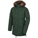 Husky Pánský péřový kabát Downbag M XL, dk. khaki