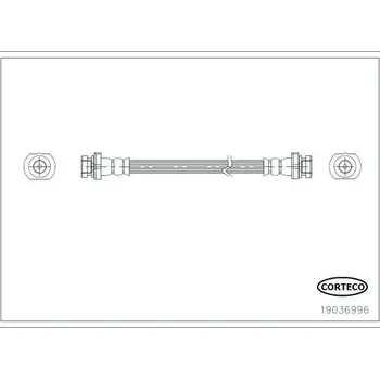 Brzdová hadice Brzdová hadice CORTECO 19036996