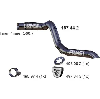 Výfuková trubka Výfuková trubka ERNST 187442