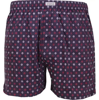 Boxerky Pánské bavlněné trenky Andrie PS5924 navy red velikost 3XL-62/64
