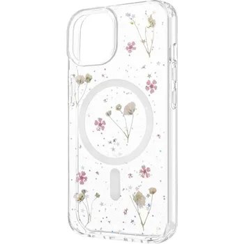 Pouzdro na mobilní telefon Fixed Zadní kryt MagBloom s podporou MagSafe pro Apple iPhone 13, Blush Plum