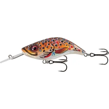 Umělá nástraha SALMO - Wobler Sparky Shad Floating Holographic Shad 4 cm Brown