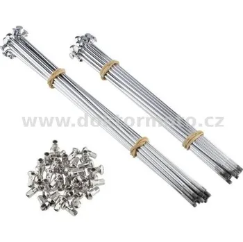 Zapletené kolo Výplet kola - přední ( ČZ 125,150 C 19") komplet - chrom