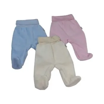 Dupačky Polodupačky kojenecké teplé luna - JEDNOBAREVNÉ bílé - vel.68