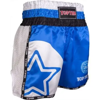 Pánské kraťasy Top Ten "Wako Star" kickboxerské šortky M 0418641-02M červená-bílá+XXL