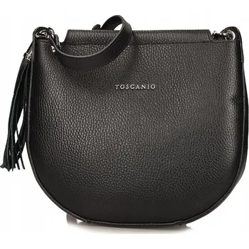 Kabelka Toscanio kabelka přes rameno přírodní kůže lícová černá