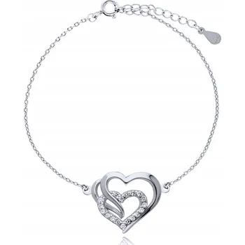 Náramek Stříbrný Náramek 925 Srdce Srdíčko Gravírování