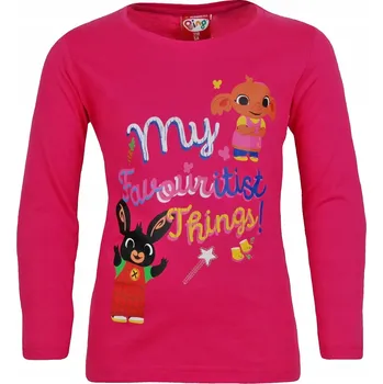 Chlapecké tričko Dětské tričko s dlouhým rukávem KRÁLÍČEK BING SULA bavlněné, velikost 104