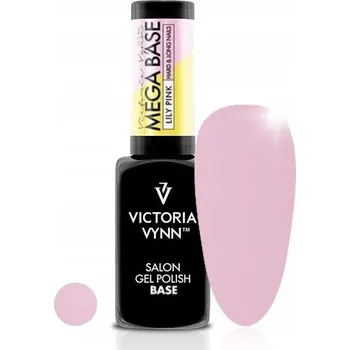 Lak na nehty Victoria Vynn MEGA BASE Lily Pink Stavební hybridní báze 8 ml