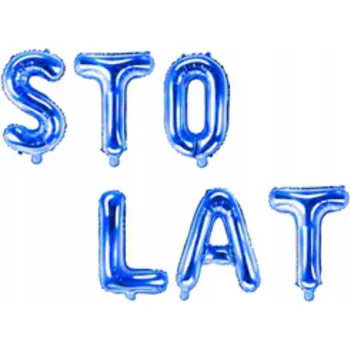 Balónek Balónky Modré Nápis VŠECHNO NEJLEPŠÍ (40 cm)