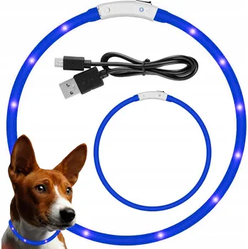 Obojek pro psa Svítící obojek pro psa Verk Group vel. S/M