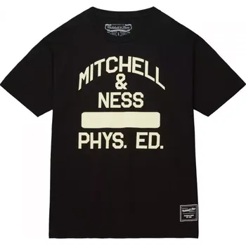 Pánské tričko Značkové tričko Mitchell & Ness Phys Ed M BMTR5545-MNNYYPPPBLCK L