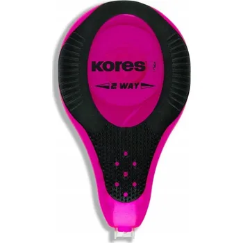 Korekční prostředek Kores opravný roller 2WAY Neon 4,2 mm x 8 m mix barev