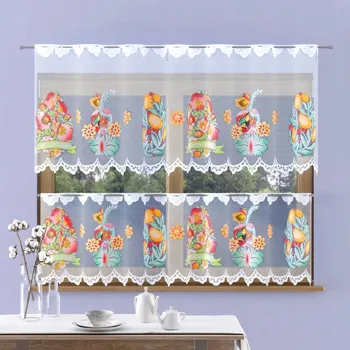 Obraz Žakárová Záclona na metry 80 cm