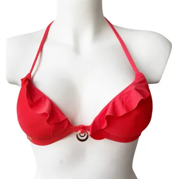 Dámské plavky Vrchní díl plavek Push-Up BA122 červený - Selmark 75B