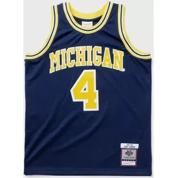 Pánské tričko Mitchell & Ness NCAA Swingman Road Jersey Michigan1991 Chris Webber SMJY4437-UMI91CWEASBL pánové XL