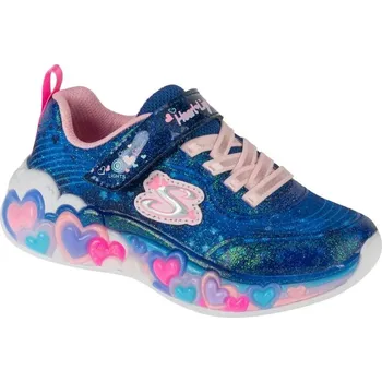 Chlapecké tenisky Skechers Eternal Heart Lights 302696L-NVMT Navy Blue 27 32