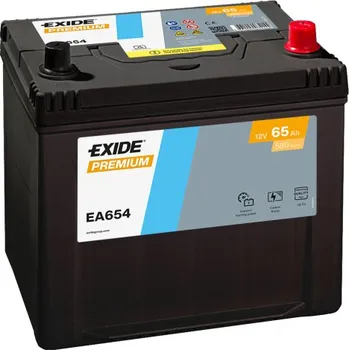 Auto-moto EXIDE Premium CARBON 12V 65Ah 580A 230x173x222 spodní uchycení